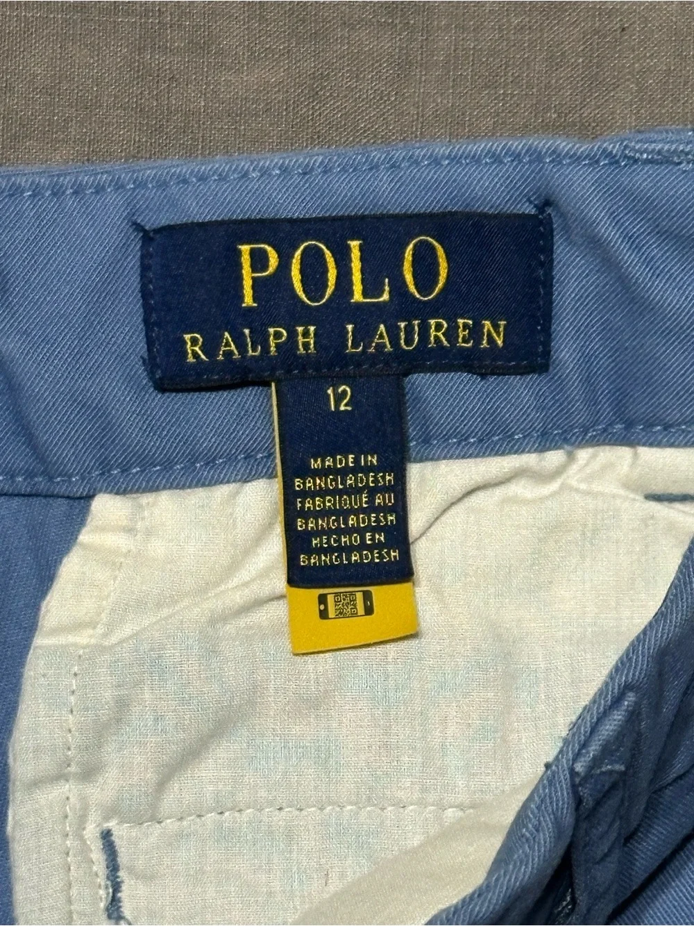 Polo by Ralph Lauren Light Blue Flat Front Shorts